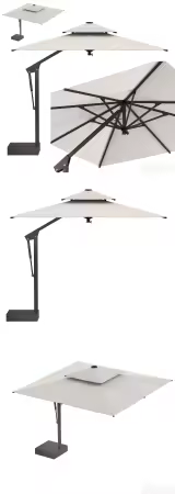 3dsky - Cantilever Umbrellas King Collection 4985476 - 3D Model