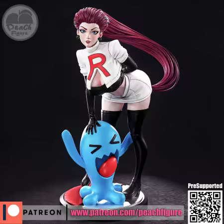 Peach Figure – Jessie (NSFW) – 3D Model