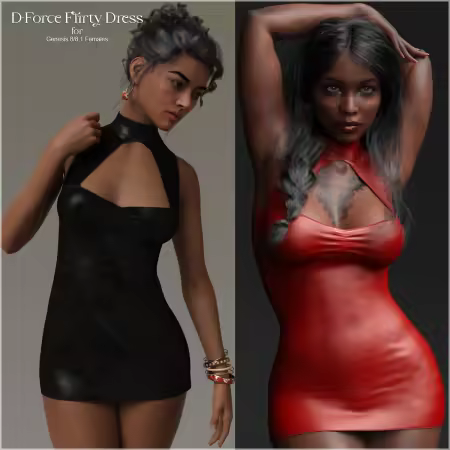 RO - D-Force Flirty Dress for G8F and G8.1F