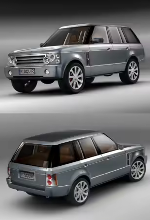 Range Rover 2006 - 3D Model