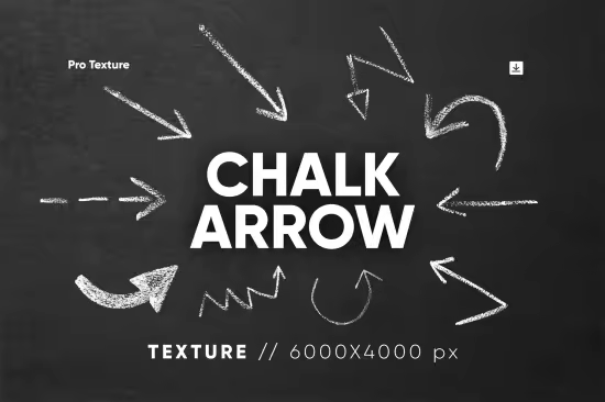 25 Chalk Arrow Overlay - 291164887 - 8G8YQUA