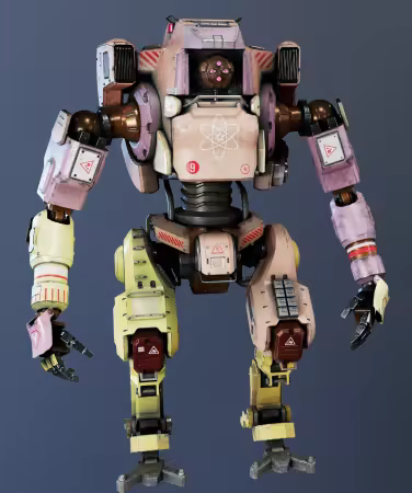 Mech BT-7274 from titanfall universum - 3D Model