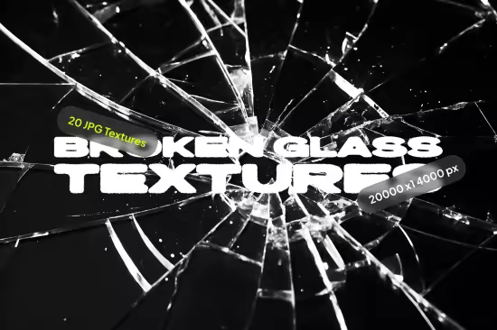 Broken Glass Textures - 3KA5T25