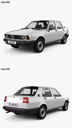 Alfa Romeo Giulietta 1977 - 3D Model