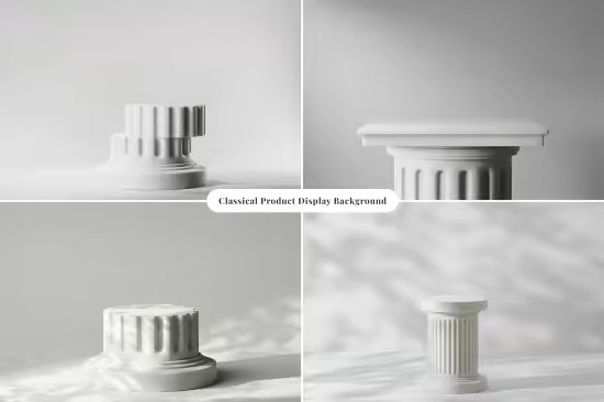 Classical Pillar Product Display Background Setv - 3LLSYB7