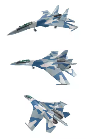 Sukhoi Su-35 - 3D Model