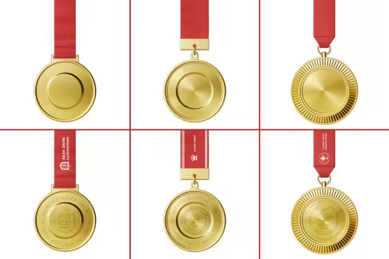 Round Medal Mockup - BD3JJDH