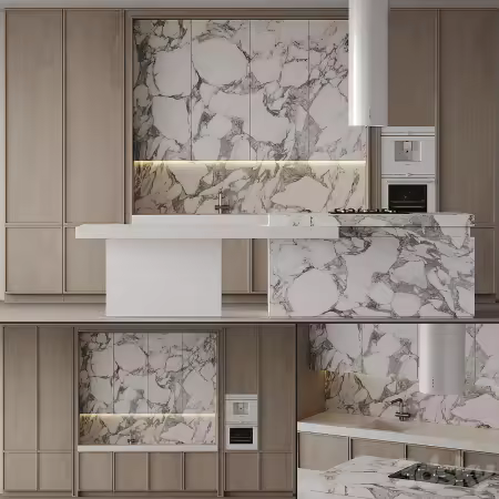 3dsky - Kitchen with island 002 4930304 - 3D Model