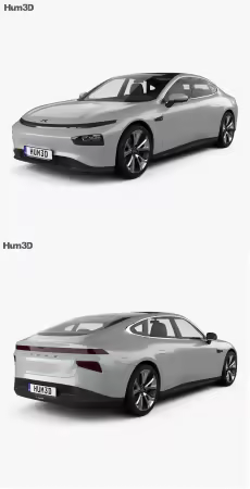 Xpeng P7 2020 - 3D model