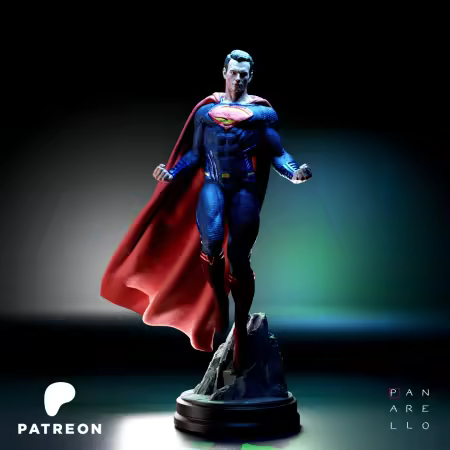 Panarello – Superman – Henry Cavill – 3D Model