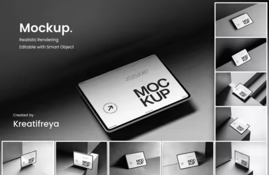 Tablet Mockup PSD - D5BMYTE
