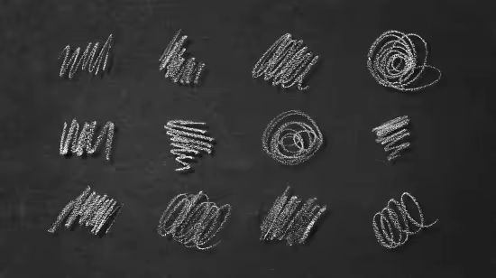 20 Chalk Scribble Overlay - 291275378 - RH3AM7V