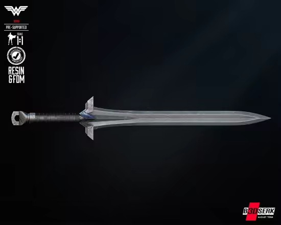 B3DSERK – Wondergirl Sword – 3D Model
