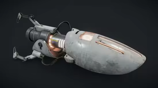 Portal Gun Destroyed Aperture – 3D Model