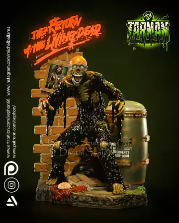 Tarman – Sculpture and Bust and Diorama By Creative Geek MB – 3D Model