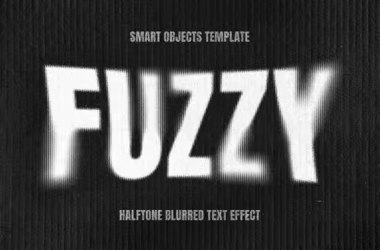 Halftone Blurred Text Effect - 291240324 - CD9ZEJD