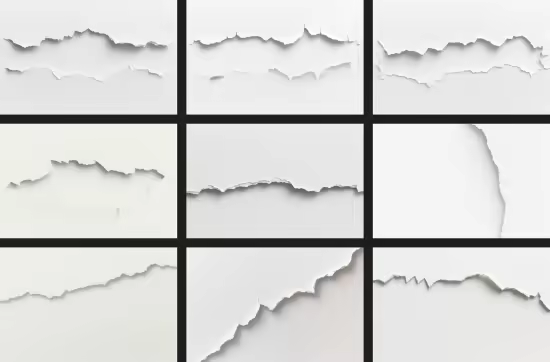 22 Torn Edge Paper Backgrounds - CRA24J8