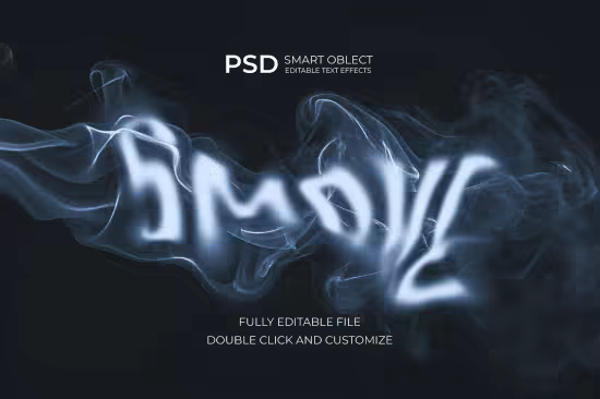 Smoke Text Effect - MDYXR36
