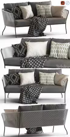 3dsky - Globewest Malaga Sofa 2511440 - 3D Model