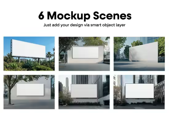 Commercial Billboard Mockups vol.11 - 6QSW3C2