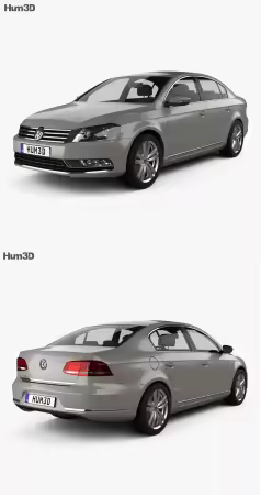 Volkswagen Passat 2011 - 3D Model