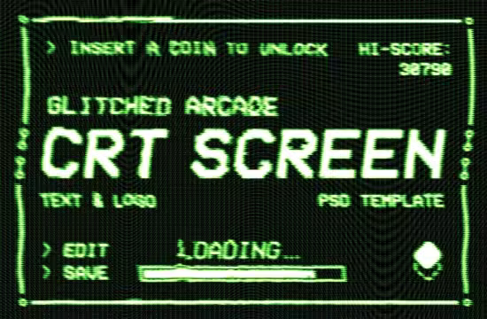 Glitched Arcade Text &amp; Logo Effect - 291292051 - KDTU7KW