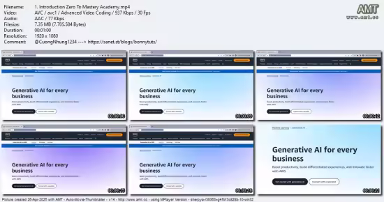 ZerotoMastery - Ultimate AWS Bedrock Guide: Build and Scale Generative AI Apps