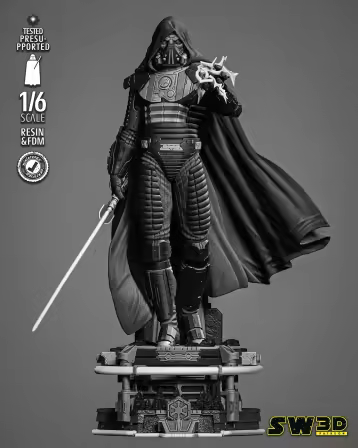 SW3D – Darth Malgus Sculpture – 3D Model