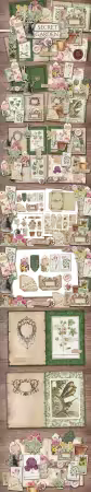 Secret Garden Scrapbook Kit