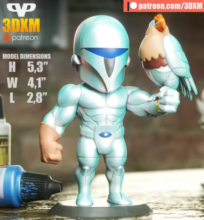 3DXM – Quicksilver Chibi – 3D Model