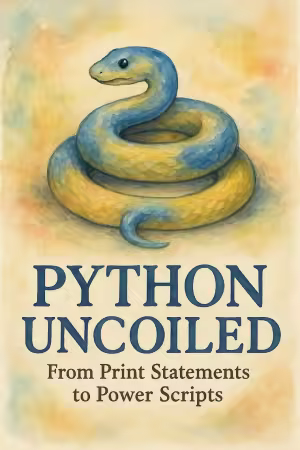 Python Uncoiled: From Print Statements to Power Scripts (True Epub)