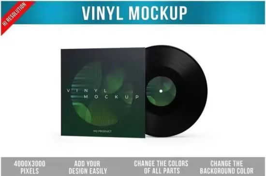 Vinyl Mockup - ZN3HG8E