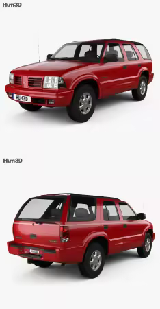 Oldsmobile Bravada 1998 - 3D Model