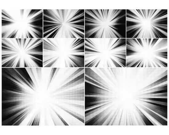 Halftone Sunburst Textures - 4RUNAGC