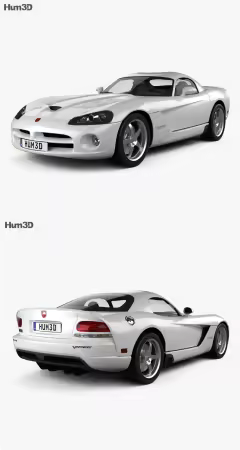 Dodge Viper SRT10 2010 - 3D Model