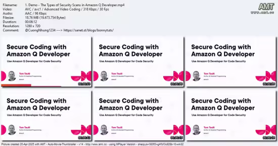Secure Coding with Amazon Q Developer