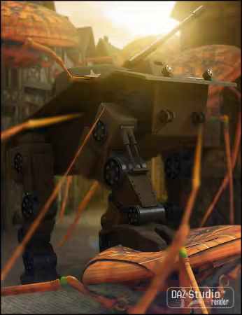 Daz3d - Quad Tank