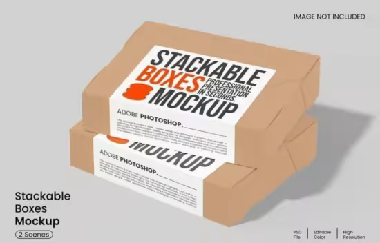 Box Mockup - 7QMXG4T