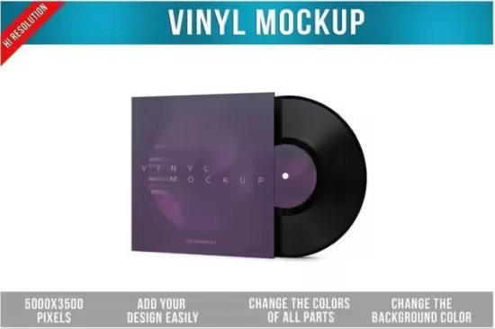 Vinyl Mockup - 7S8Y5QH
