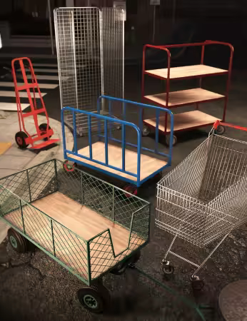 Daz3d - Trollies Dollies and Carts