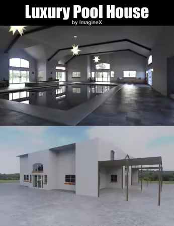 Daz3d - Luxury Pool House