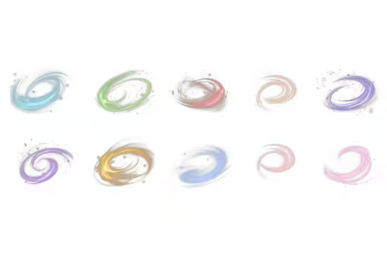 Fairy Light Swirls Overlays - N68Q9CK