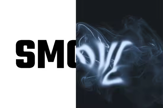 Smoke Text Effect - MDYXR36