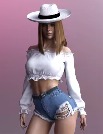 Daz3d - X-Fashion Foxy Lady Outfit for Genesis 8 and 8.1 Females