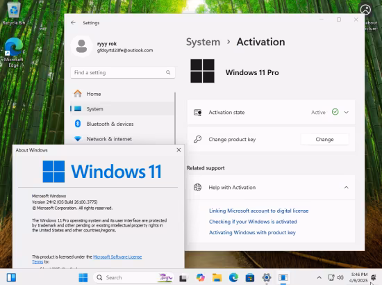 Windows 11 24H2 Build 26100.3775 9in1 Preactivated Multilingual