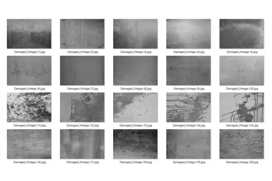 20 Damaged Vintage Textures - 291063809 - 3DT49B9