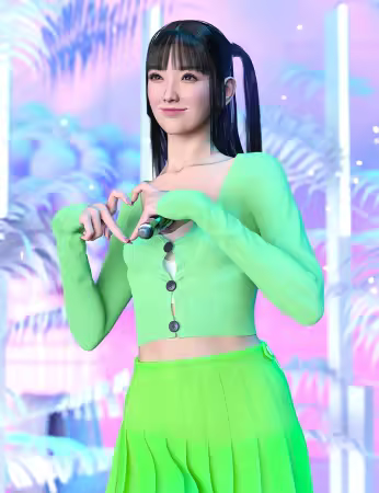 Daz3d - Virtual Idols Poses and Props for Genesis 9, 8 and 8.1 Females