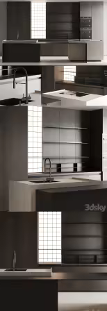 3dsky - Modern kitchen with island 13 4839054 - 3D Model