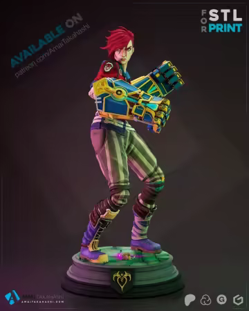 Vi – Arcane – League of Legends – 3D Model