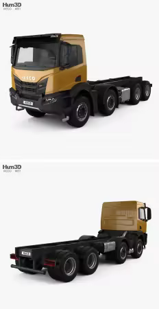 Iveco X-Way Chassis Truck 2020 - 3D model
